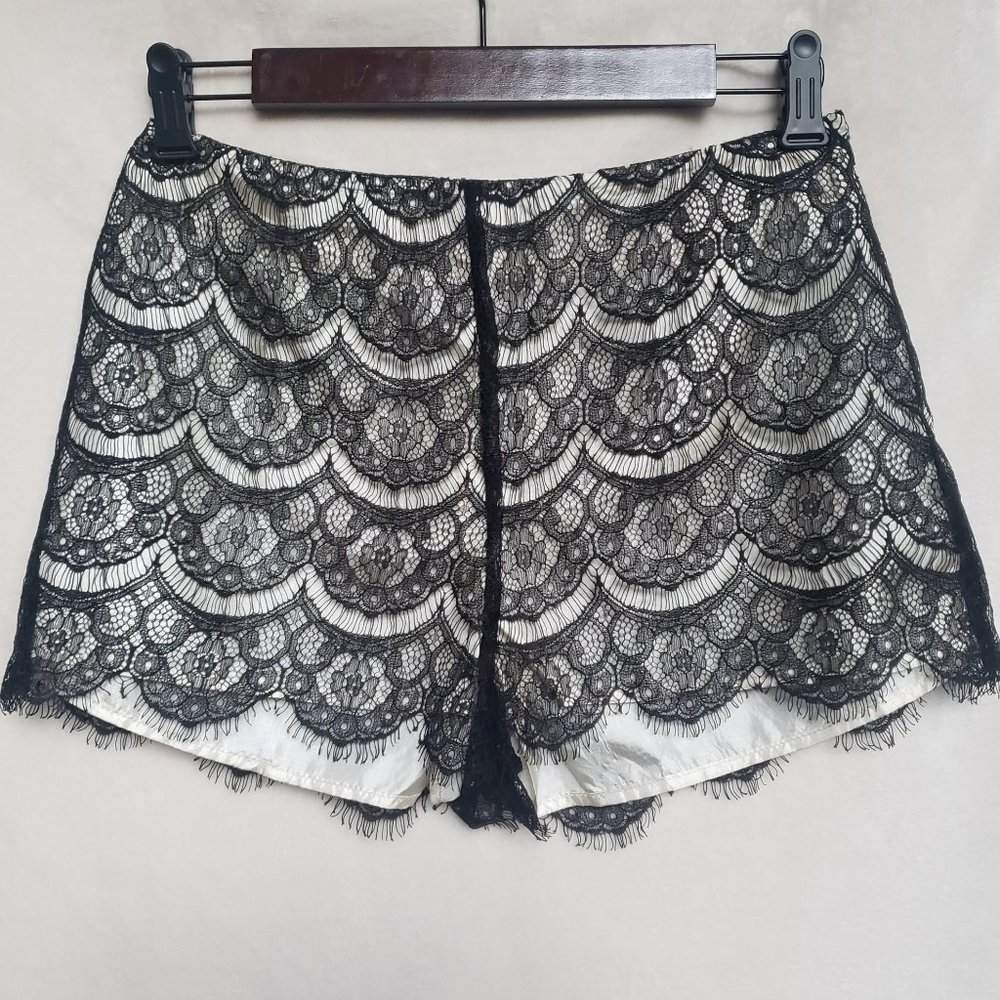LUSH Black Lace Shorts
